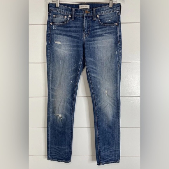 MADEWELL WOMEN’S Slim boyjean Blue Women's Jeans Size 25 - Picture 1 of 7